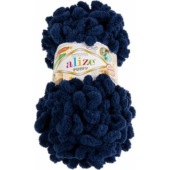 BELLATEX Priadza Puffy 100 g - 58 tmavo modrá