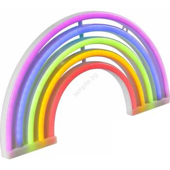 Polux LED Неонова декорация за стена RAINBOW LED/3W/3xAA USB многоцветен (SA1971)