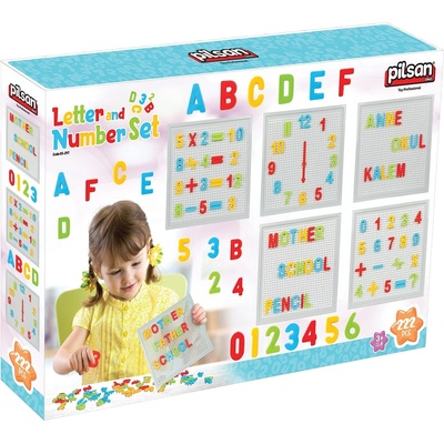 Moni Комплект букви и цифри 222 ел. 03297
