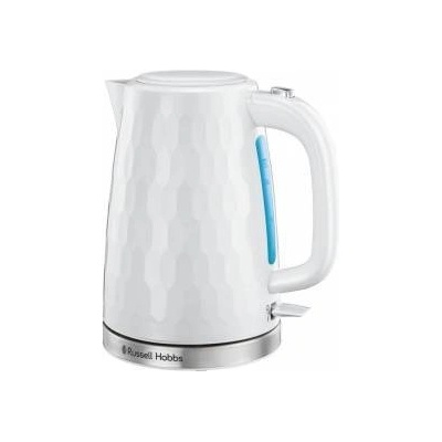 Russell Hobbs Електрическа кана Russell Hobbs Honeycomb, 3000W, 1.7л, Бял, 26050-70