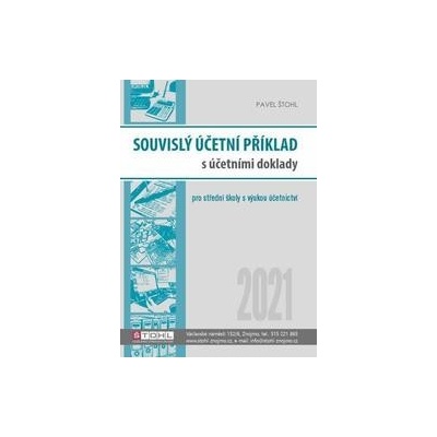 Souvislý účetní příklad s účetními doklady 2021