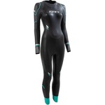 Zone3 women advance wetsuit black/turquoise m/l