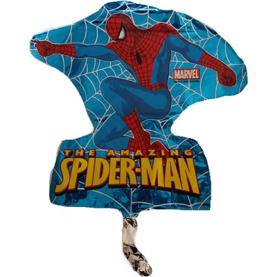 Balón fóliový 35 cm Spiderman Amazing modrý