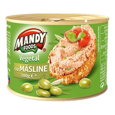 Mandy Rostlinná paštika se zelenými olivami 200 g