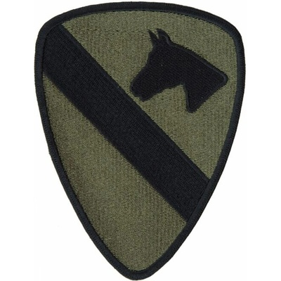 Nášivka: Divize jízdní 1. (First Cavalry) olivová | černá