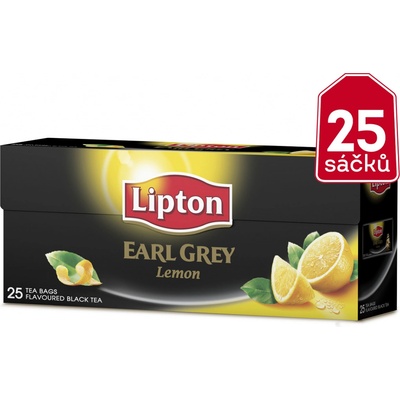 Lipton Earl Grey Lemon 25 sáčků