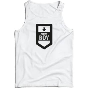 Image 1 of DRAGOWA Мъжки потник Army boy, бял, 160 г/м2 (7916)