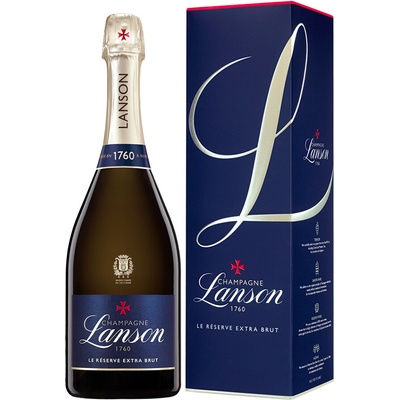 Lanson La Réserve Extra Brut box 0,75 l (čistá fľaša)