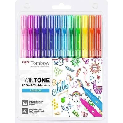 Sada oboustranných fixů TwinTone, Rainbow