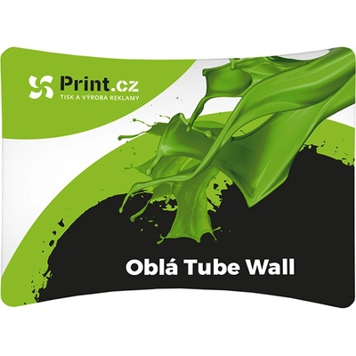 Print.cz Prezentační textilní stěna TubeWall, oblá, 500x228 cm – Zboží Dáma