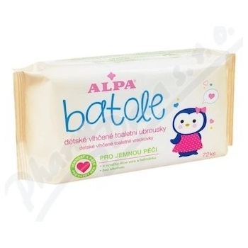 Batole vlhčené utierky 72 ks