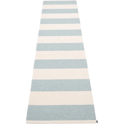 Pappelina Светлосиня и кремава пътека за открито и закрито 70x300 cm Bob Blue Fog - Pappelina (BO3H730)