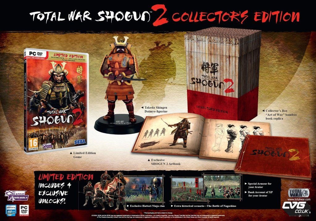 Total War Shogun 2 Collector's Edition – PC – Comme Neuf, Complet – Jeu D'occasion