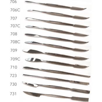 Reštaurátorské špachtle /ks Typ: 708C