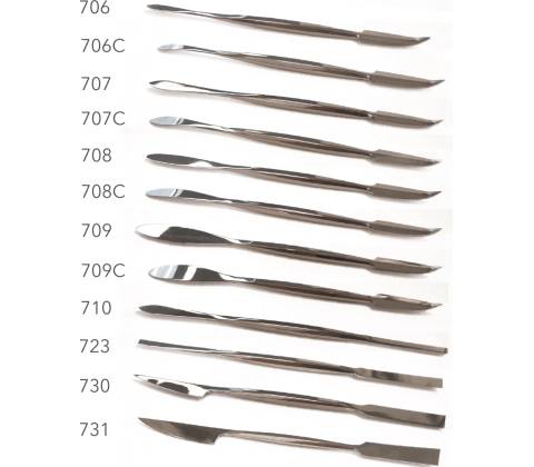 Reštaurátorské špachtle /ks Typ: 708