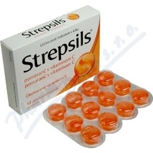 Strepsils Pomaranč s Vitamínom C pas.ord.12