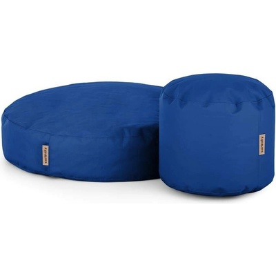 SakyPaky set sedací vak Žiži a taburet azurová