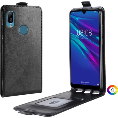 Huawei Y6 (2019) Flip3 Кожен Калъф и Скрийн Протектор