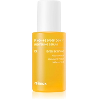Celimax Pore+Dark Spot Brightening Serum регенериращ и озаряващ серум за минимизиране на порите 30ml