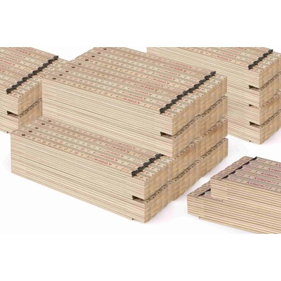 Metrie Block-72 skládací metr přírodní 2 m 100 ks