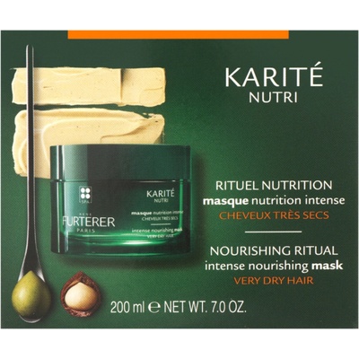 Rene Furterer Karité vyživující maska pro suché a poškozené vlasy (Intense Nourishing Mask) 200 ml