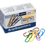  Кламери цветни 33 mm Office Point 100 бр (1903011-1463310-00)