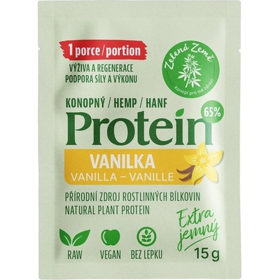 Zelená Země Konopný proteín Extra 15 g