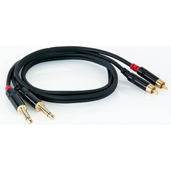 Master Audio Аудио кабел Master Audio RCA630/1, 2xRCA/2x6.3mm, 1m (RCA630/1)