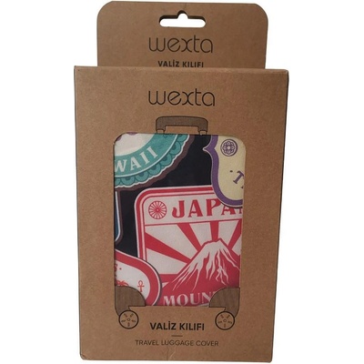 Wexta Калъф за куфар WEXTA размер M, микс дизайни 14073