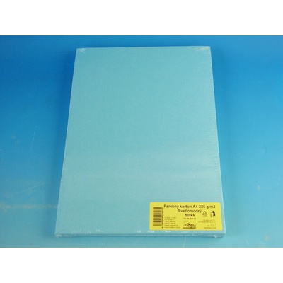 Kreslící karton A4 225 g/50 světlemodrý