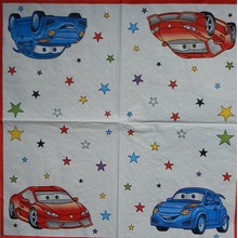 Daisy Ubrousky Auta Cars 33x33cm