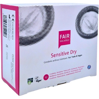 ostatní Fair Squared Maxi-Pack: Sensitive Dry, 50 Fair Trade condoms