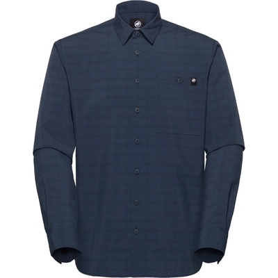 MAMMUT Мъжка риза с копчета Mammut Lenni Longsleeve Shirt - Marine / Black - размер XXL (033-2467-0515)