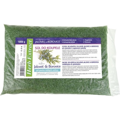 Herb Extract soľ do kúpeľa Jalovec a borovica 1000 g