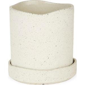 ferm LIVING Кашпа Uneru 13 см бяла (1104267310)