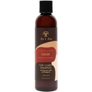 As I Am Безсулфатен шампоан за дълбоко почистване на къдрици As I Am Curl Clarity Shampoo, 237 мл