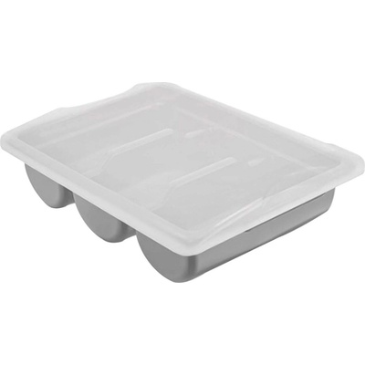 G.Gastro Zásobník na příbory - se 3 přihrádkami vč. krytu - Šedý - D9779407