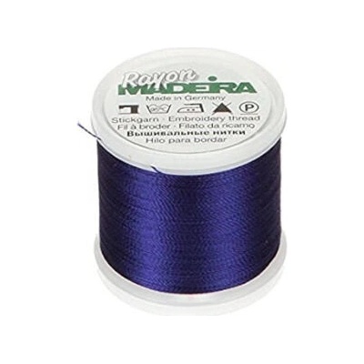 Vyšívací nit Madeira Rayon č. 40 (200m) barva 1366 sailor blue