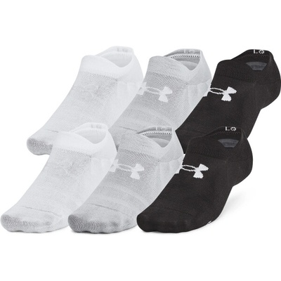 UNDER ARMOUR 6 PACK UA Essential 6pk Low BLK Čierna