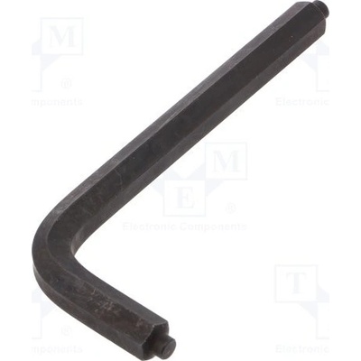 BOSSARD 1411780 Key hexagon keys with pilot HEX 10mm Overall len 122mm steel