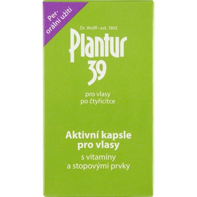 Dr.Wolf Plantur 39 Aktívne kapsule 60 ks
