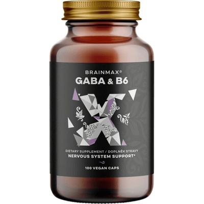 BrainMax GABA & B6 700 mg 100 rostlinných kapsúl