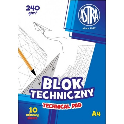 Astra Náčrtník skicár A4 10 listov 240g m2 106119006