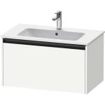 Duravit Ketho. 2 - Шкафче за умивалник 44x81x48 см, 1 чекмедже, матово бяло K25063018180000 (K25063018180000)