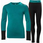Helly Hansen JR Lifa Merino Midweight signal green детски комплект термобельо