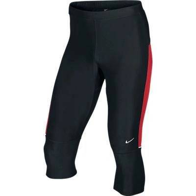 Nike Filament Capri běžecké legíny černo/červená