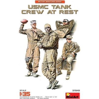 MiniArt USMC Tank Crew at Rest 4 figúrky 1:35