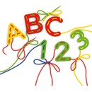 Quercetti Lacing ABC + 123 alphabets and numbers 2808