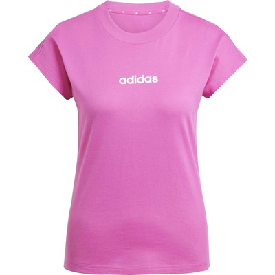 adidas Dámske tričko ESSENTIALS LINEAR SINGLE ružová biela