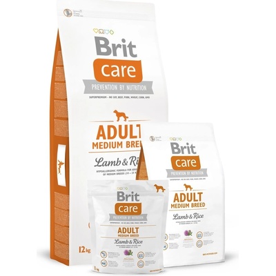 Brit Care Adult Medium Breed Lamb & Rice 2 x 12 kg